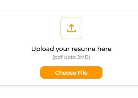 Upload resume preview